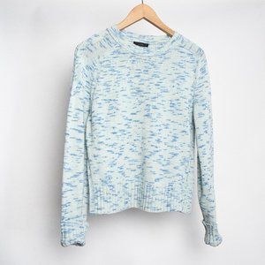 JCREW Light Blue Speckled Sweater  - small